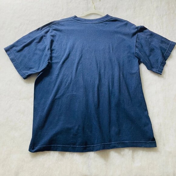 Coco Rock Womens Blue Novelty Embroidered Casual T-Shirt XL - Picture 2 of 9